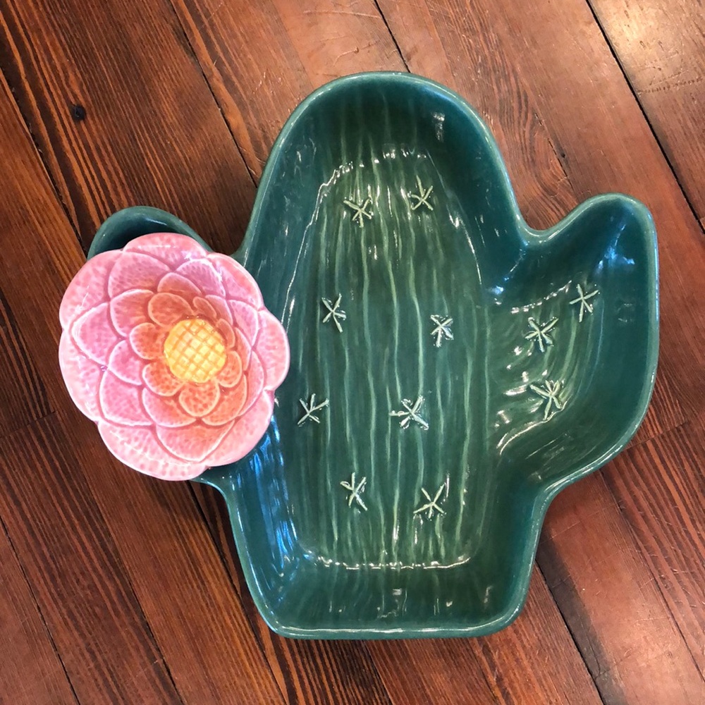 Cute Cactus Serving Set — Made in USA